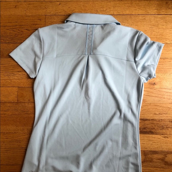 Puma Tops Nwt Puma Womens Small Powder Blue Golf Shirt Poshmark